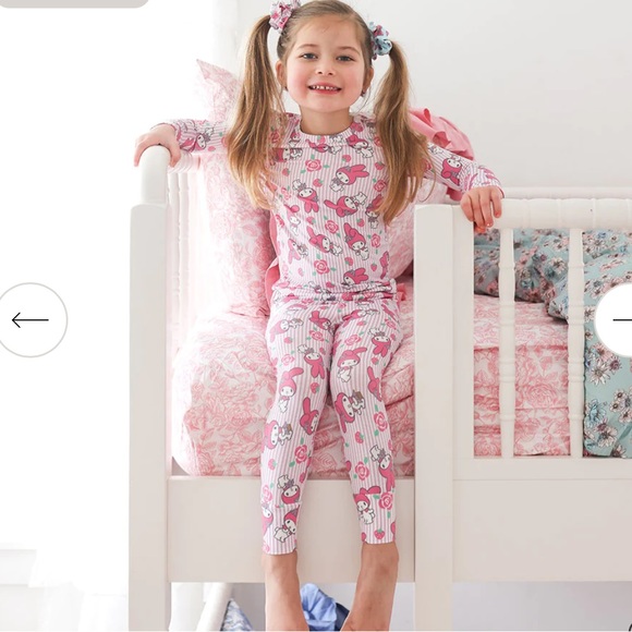 NWT Posh Peanut My Melody Sanrio Pajamas Size 2T and 3T-4T! - Picture 7 of 10